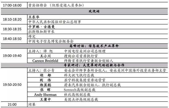 活动议程
